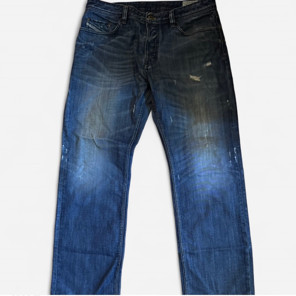 Diesel Dark Blue Straight Jeans